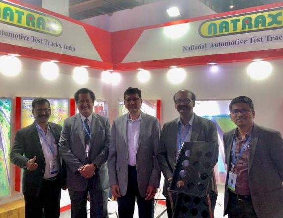 Visit of President, SAEINDIA –  NATRAX Stall at Auto Expo