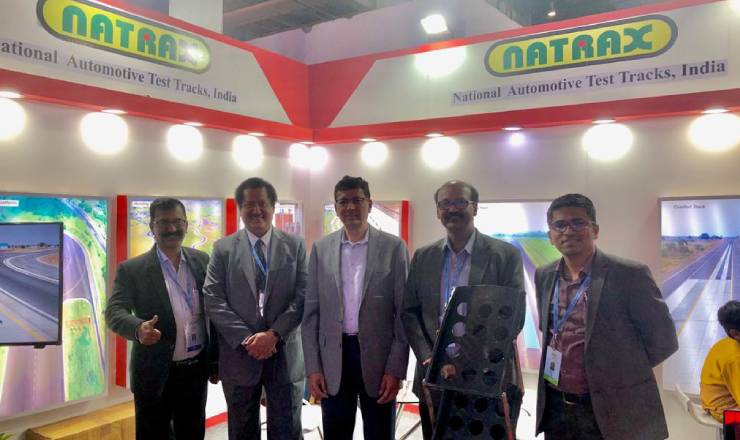 Visit of President, SAEINDIA –  NATRAX Stall at Auto Expo